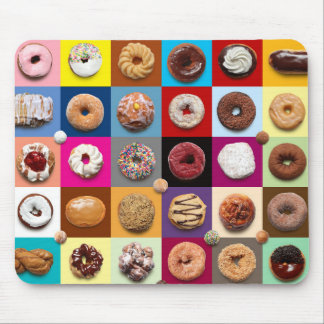 Colorful donuts mousepad