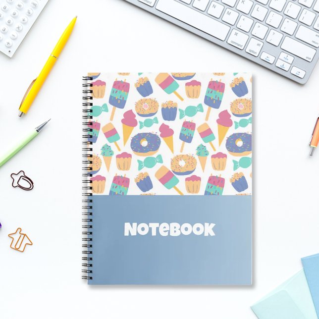 Colorful Donuts pattern Notebook (Creator Uploaded)