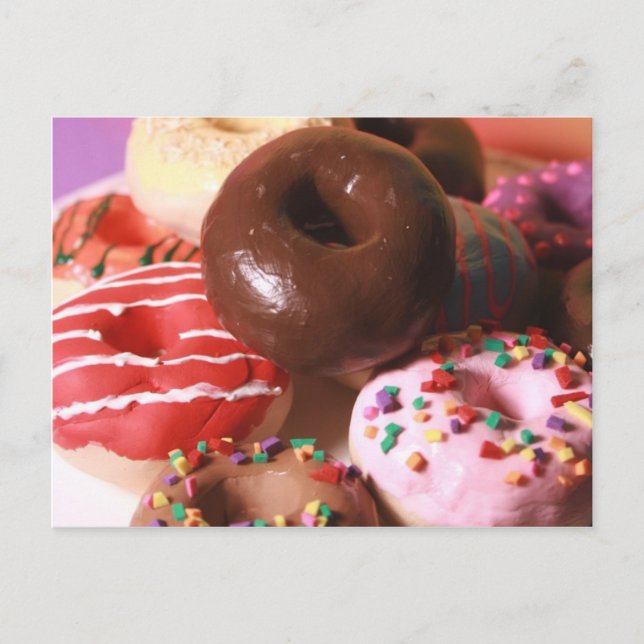 Colorful Donuts Postcard (Front)