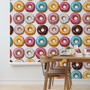 Colorful Donuts Wallpaper