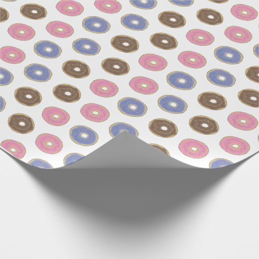 Colorful Donuts Wrapping Paper Zazzle