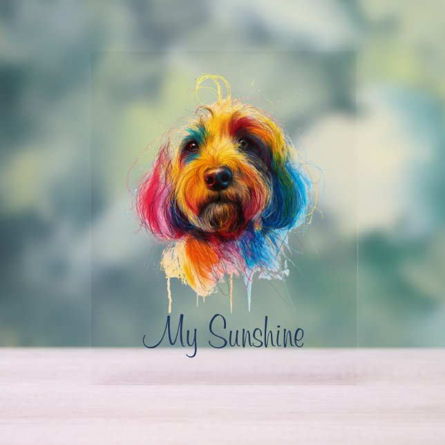 Colorful Doodle Acrylic Sign (Neutral)