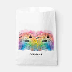Colorful Doodle Eid Favor Bag