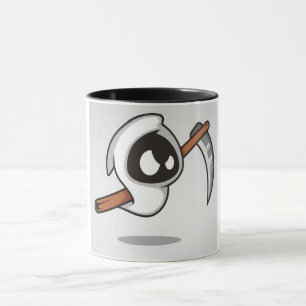Colorful Doodle Pattern Coffee Mug   Cute Cartoon 