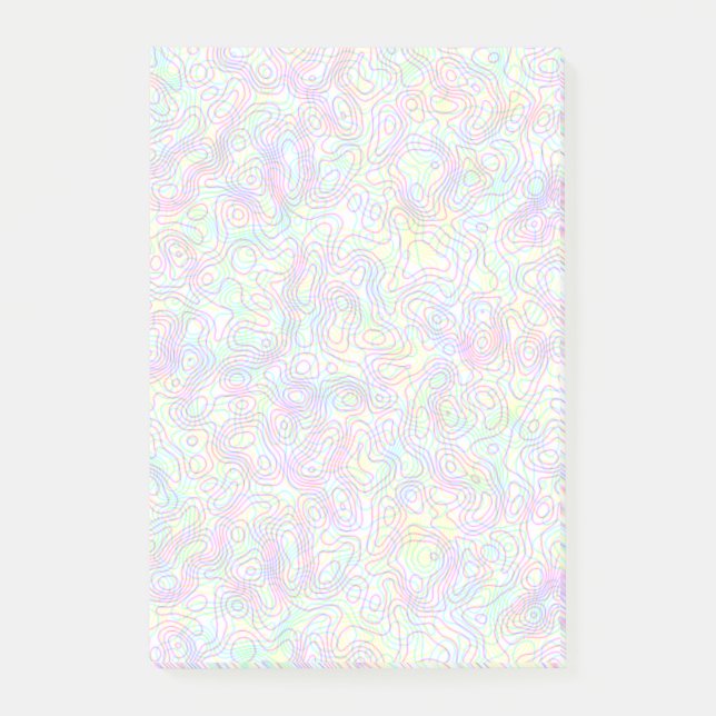 Colorful Doodles Sticky Note Pad (Front)