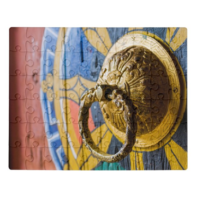 Colorful Door Knocker Jigsaw Puzzle (Puzzle Horizontal)