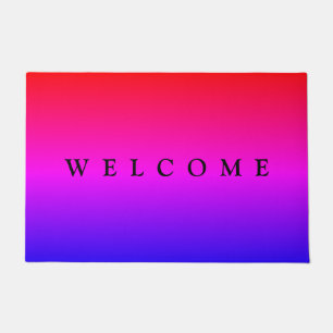 Colorful Doormat Rainbow Colors