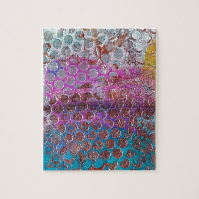 Colorful Dot Abstract Jigsaw Puzzle (Vertical)