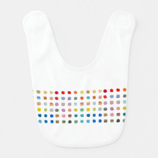 Colorful Dot Baby Bib – Medium Dots