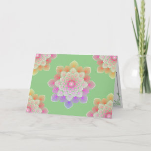 Colorful Dot Mandala Happy Birthday Card