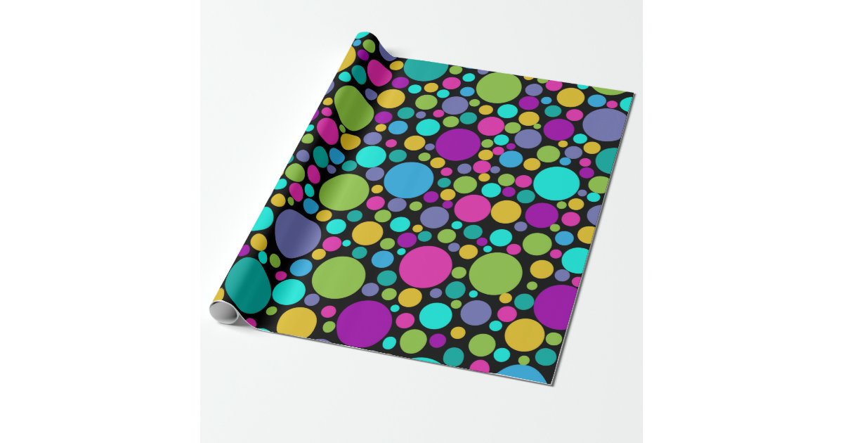 Colorful Dot Wrapping Paper | Zazzle