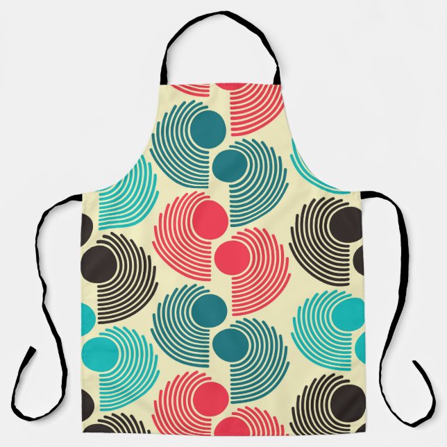Colorful dots: abstract seamless pattern. apron (Front)