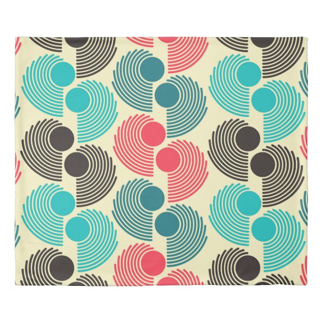 Colorful dots: abstract seamless pattern. duvet cover (Front)