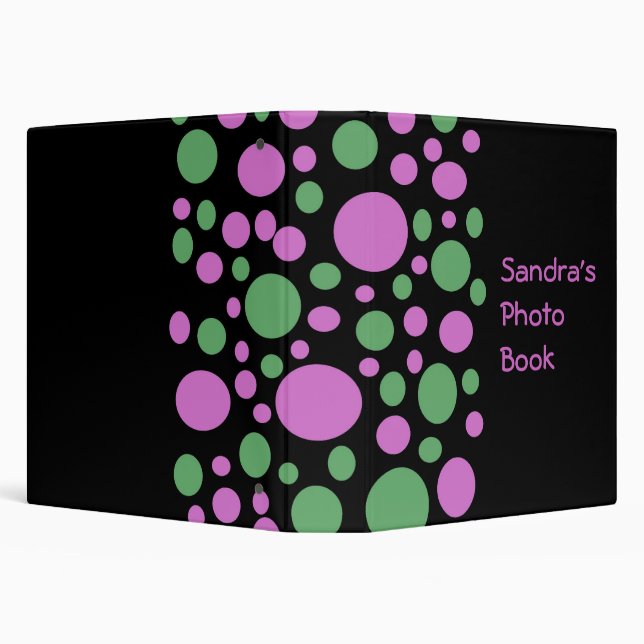 colorful dots binder (Background)