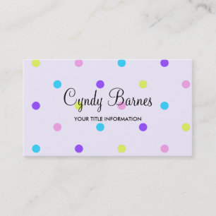 Colorful Dots Business Card