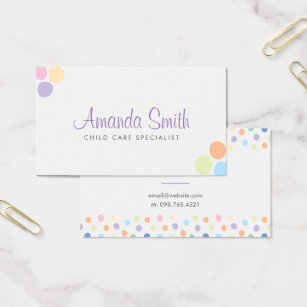 babysitting business cards templates free printable