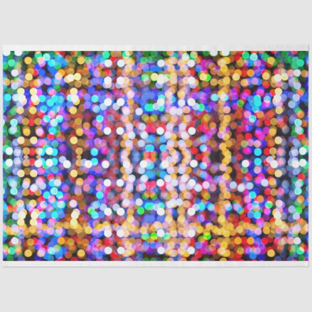 Colorful Dots Decoupage Background  Tissue Paper (Front)