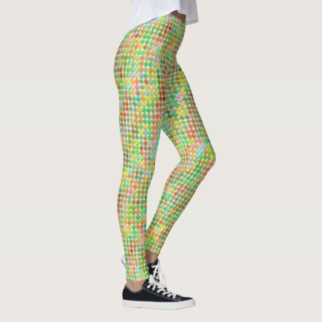 Colorful Dots Leggings (Right)