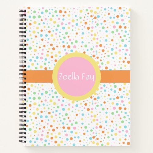 Colorful Dots Mindful Childrens Journal