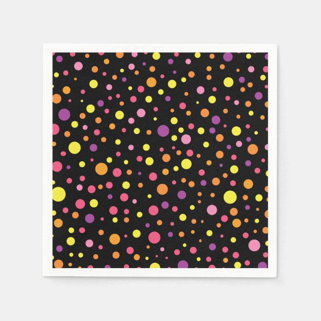 Colorful dots    napkins (Front)