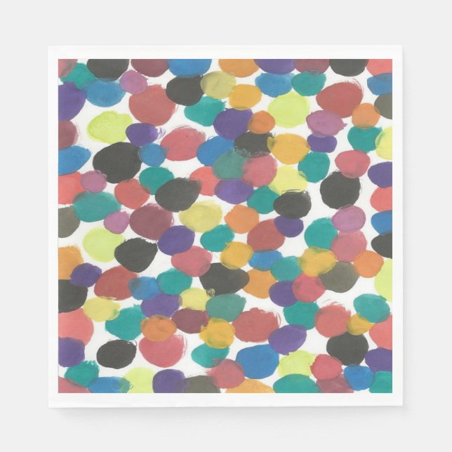 Colorful Dots Napkins (Front)