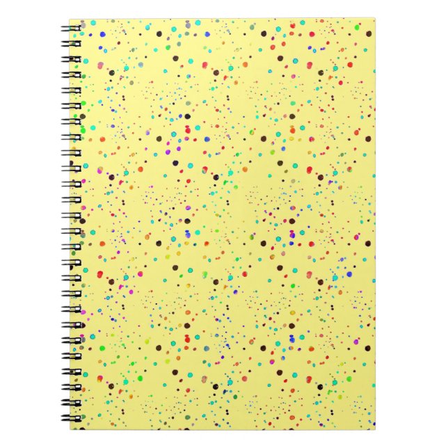 Colorful dots  notebook (Front)