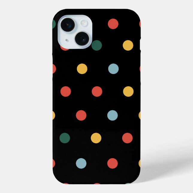 Colorful Dots Pattern Case-Mate iPhone Case (Back)