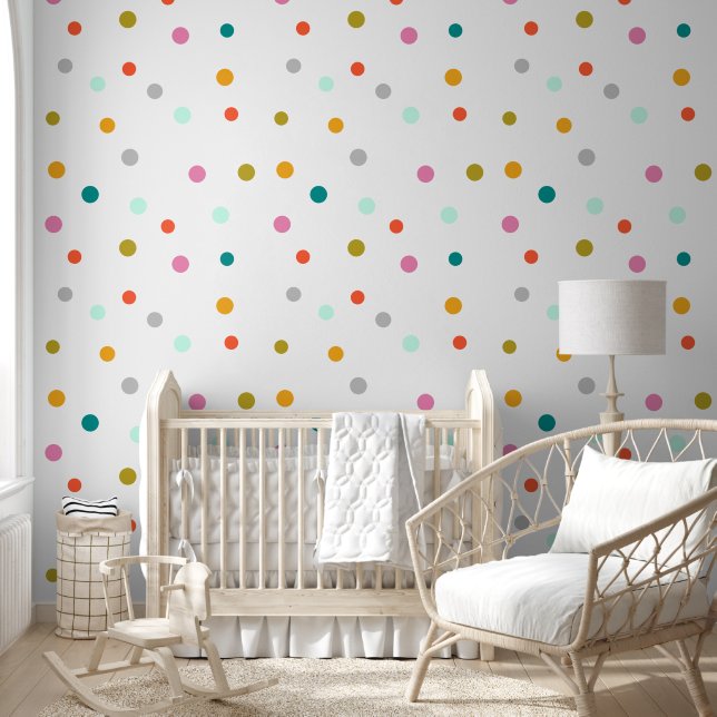 Colorful Dots Pattern Wallpaper (Kids)