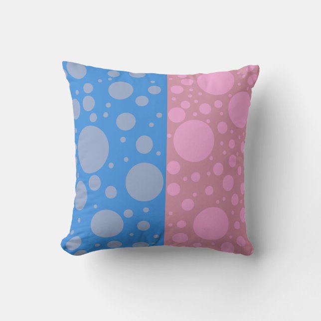 Colorful Dots Throw Cushion (Front)