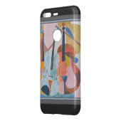 Colorful Double Bass Abstract Uncommon Google Pixel Case (Back/Left)