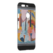Colorful Double Bass Abstract Uncommon Google Pixel Case (Back/Right)