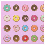 Colorful Doughnuts Fabric