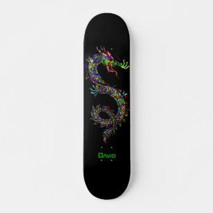 Colorful Dragon Custom Skateboard