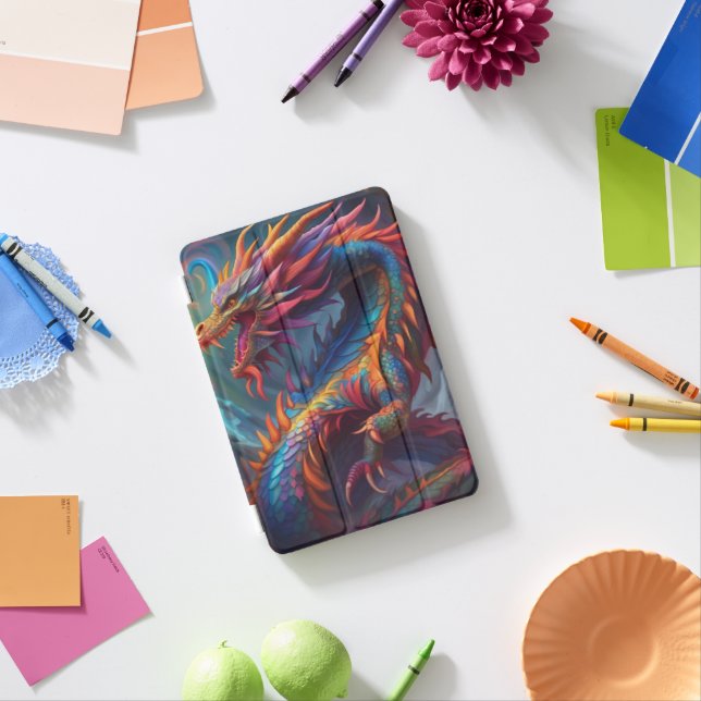 Colorful Dragon iPad Air Cover (In Situ)