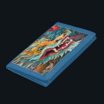 Colorful Dragon Modern Personalized Name Trifold Wallet<br><div class="desc">Colorful Dragon Modern Personalized Name Mens Wallets features a colorful dragon in the clouds and personalized with your name in modern script typography. Perfect as a gift for family and friends for birthday, Christmas, Chinese New Year, holidays, Father's Day, brother, husband, partner, best friends, work colleagues and more. Designed by...</div>