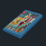 Colorful Dragon Modern Personalized Name Trifold Wallet<br><div class="desc">Colorful Dragon Modern Personalized Name Mens Wallets features a colorful dragon in the clouds and personalized with your name in modern script typography. Perfect as a gift for family and friends for birthday, Christmas, Chinese New Year, holidays, Father's Day, brother, husband, partner, best friends, work colleagues and more. Designed by...</div>