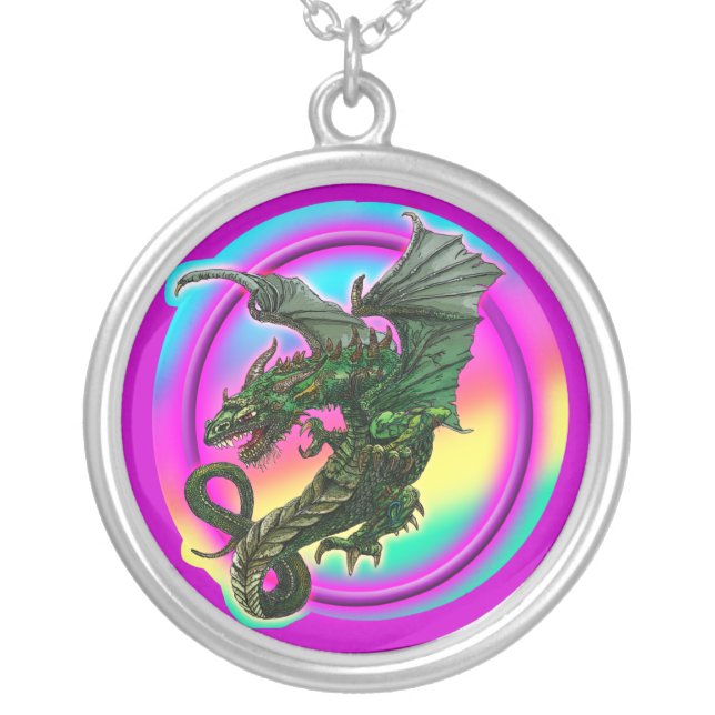 Colorful Dragon Necklace (Front)