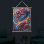 Colorful Dragon Wall Tapestry<br><div class="desc">The Colorful Dragon Tapestry is fully customizable and unique to hang on home and office walls. Designed by Norman Reutter.</div>