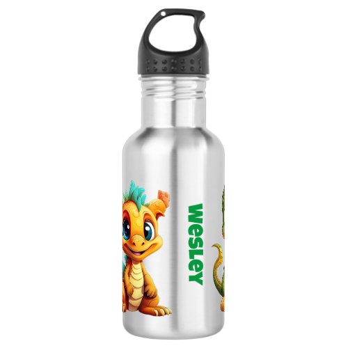 Colorful Dragon water bottle for Kids