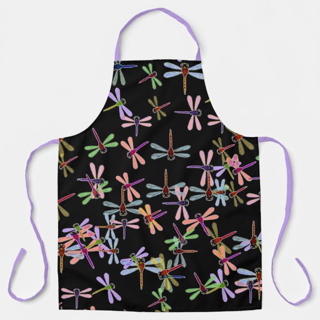 Colorful dragonflies apron (Front)
