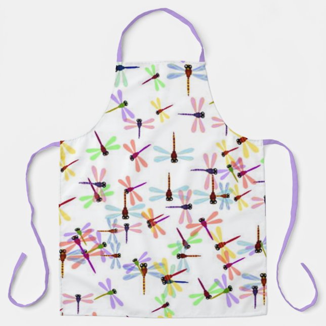 Colorful dragonflies apron (Front)