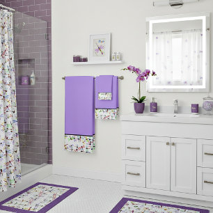 colorful dragonflies bath towel set