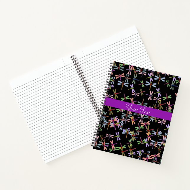 Colorful dragonflies notebook (Inside)