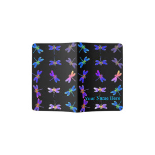 Colorful Dragonflies Passport Holder