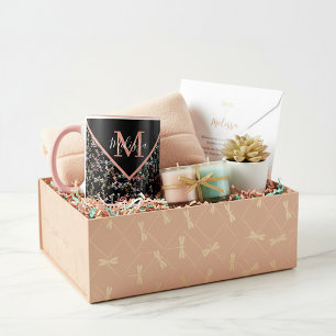 Colorful dragonflies personalized   mug
