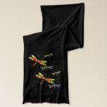 colorful dragonflies scarf<br><div class="desc">This item is made with an image of colorful dragonflies.</div>