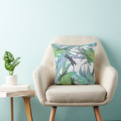 Colorful Dragonfly Abstract Decorator Pillow (Chair)