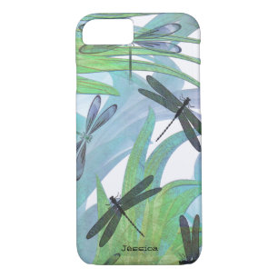 Colorful Dragonfly Abstract iPhone 7 Case