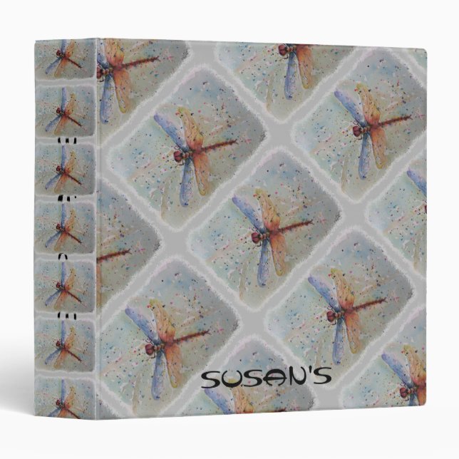 COLORFUL DRAGONFLY BINDER (Front/Spine)