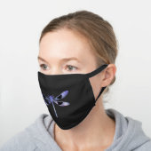 Colorful Dragonfly Cloth Face Mask (Angled)